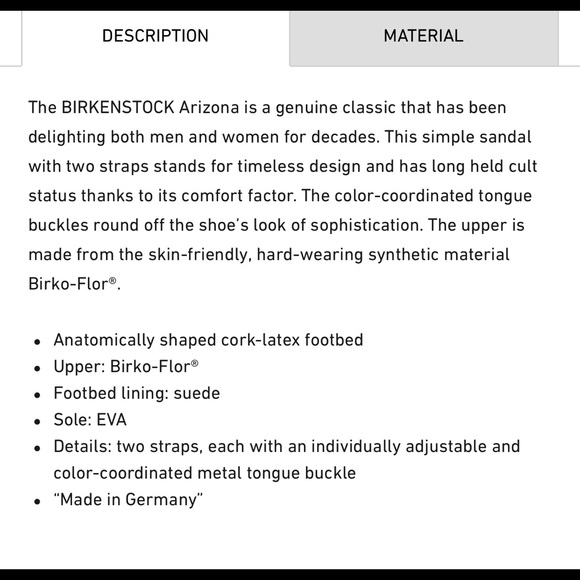 NWT Mens Birkenstock Arizona Birks-Flor Sandals in Mocha - Picture 10 of 11